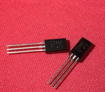 100PCS/LOT   2SC2482  C2482  C2482-Y 300V 0.1A TO-92L transistor NPN new and original
