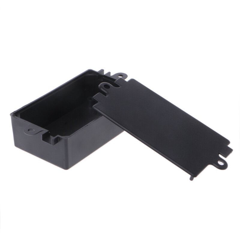 Caja de Proyecto de carcasa electrónica de plástico impermeable, conector negro de 65x38x22mm