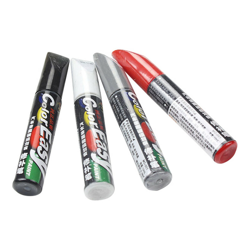Auto Kleur Verf Reparatie Scratch Remover Wit Rood Zwart Zilver Kleur Pro Herstellen Kras Reparatie Verf Pen Clear Paint Care