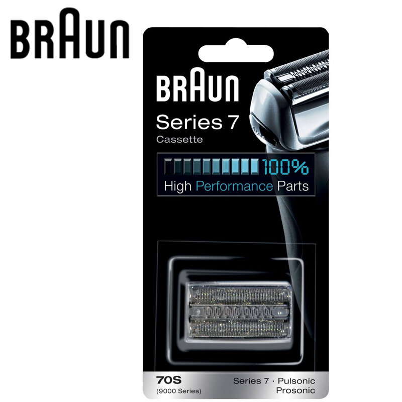 Cuchilla de afeitar Braun 70S de repuesto para afeitadoras eléctricas serie 7 (720 730 760cc 790cc 9595 9565 9781)