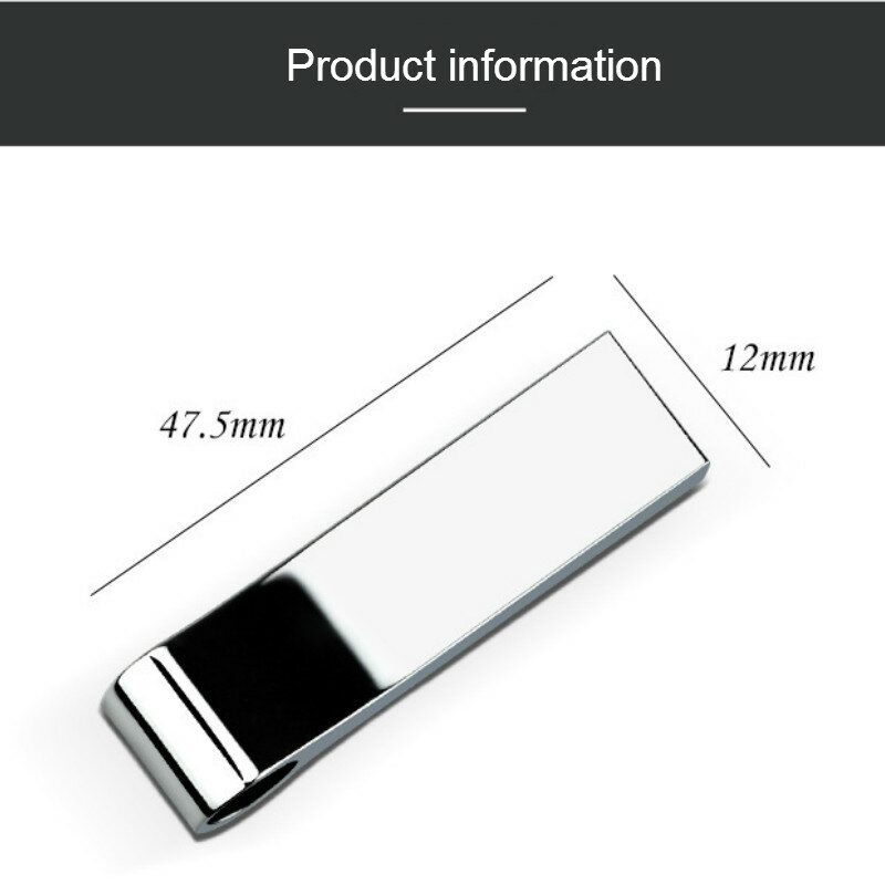 Novo pen drive usb 2.0 de alta velocidade 4gb 8gb 16gb 32gb 64gb de memória, metal, logotipo personalizado cinza