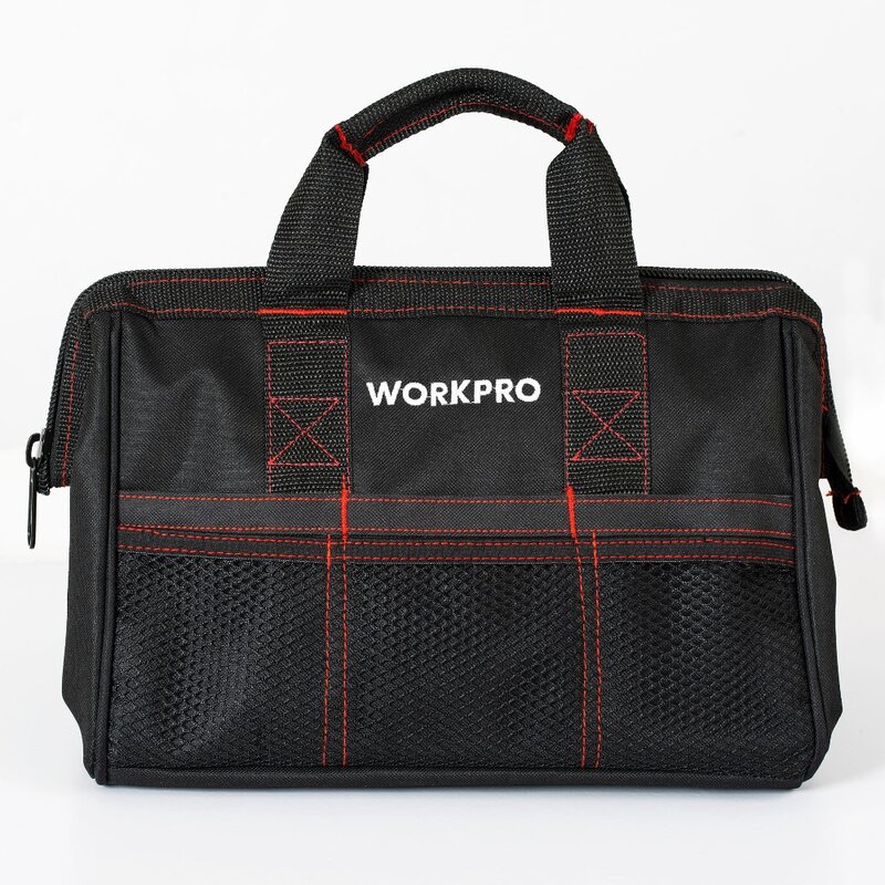 Workpro-bolsa de mão multifuncional masculina, bolsa de mão de 13 ", tipo oxford