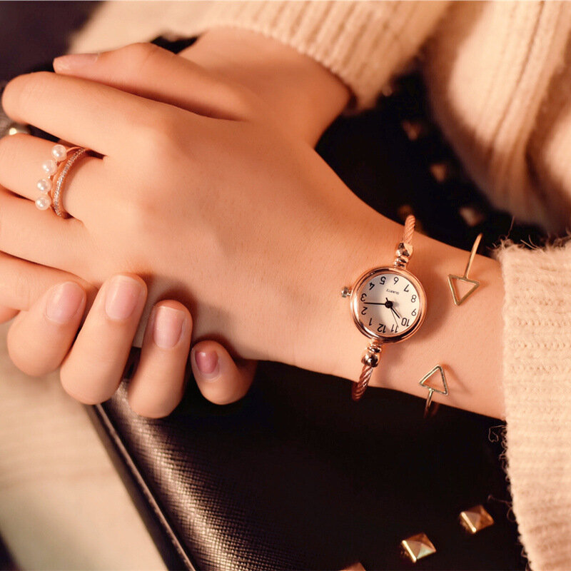 Women's Fashion Creative Bracelet Watch Vintage Elegant Designer Ladies Wrist Watches Simple Number Female Clock Drop Shipping