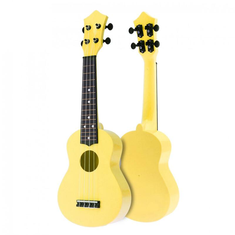 4 cordas 21 Polegada abs ukulele kits completos acústico colorido havaí guitarra instrumento para crianças e iniciante música