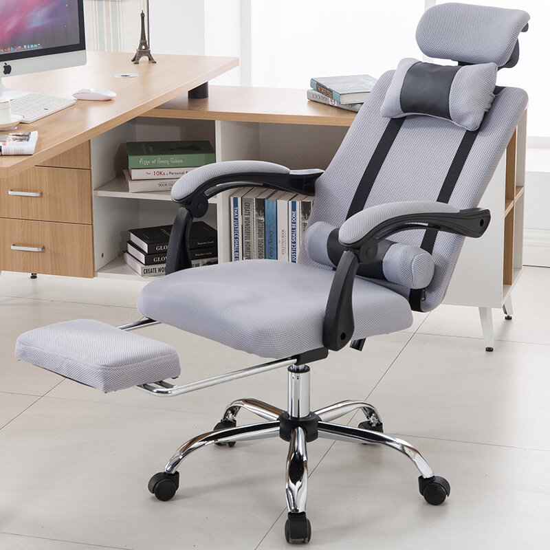 Cadeira giratória luxuosa de escritório, moderna, de engenharia, computador, elevação, reclinável, para jogos, escritório