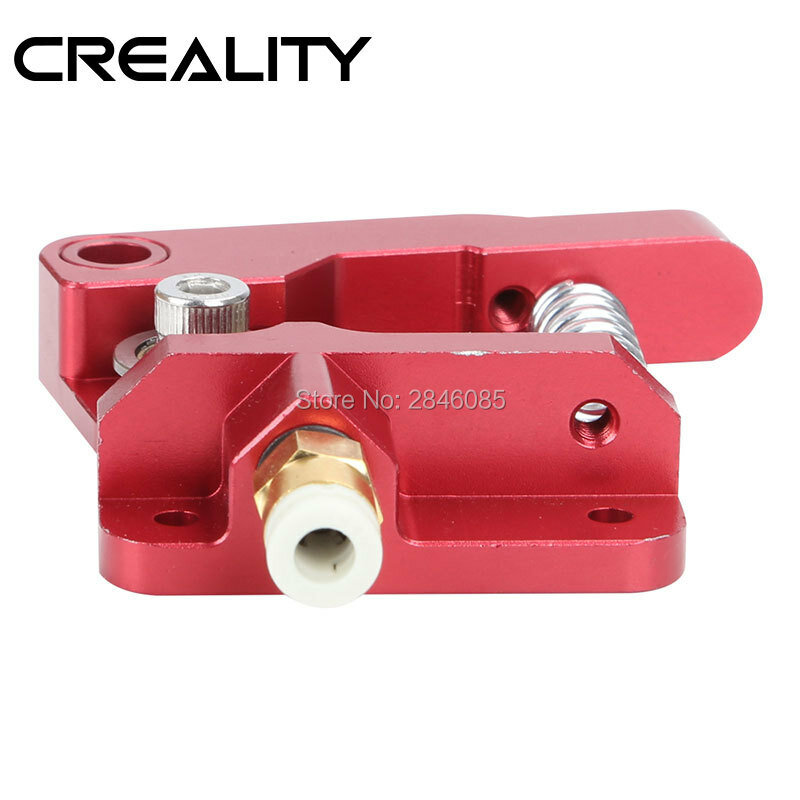 CREALITY – Filament rouge métallique d'extrudeuse Bowden MK8, bloc d'alliage aluminium, boudineuse pour imprimante 3D, 1,75mm
