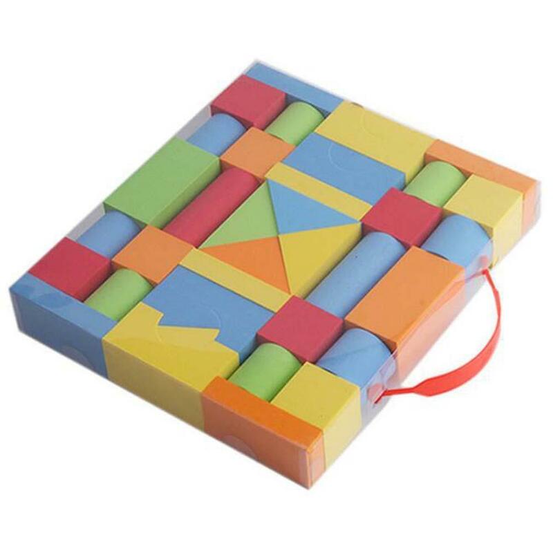 2019 Mixed Colors EVA Puzzle Building Toys For Kids Children Educational Creative Toys Christmas Gifts For Kids Toddler A676