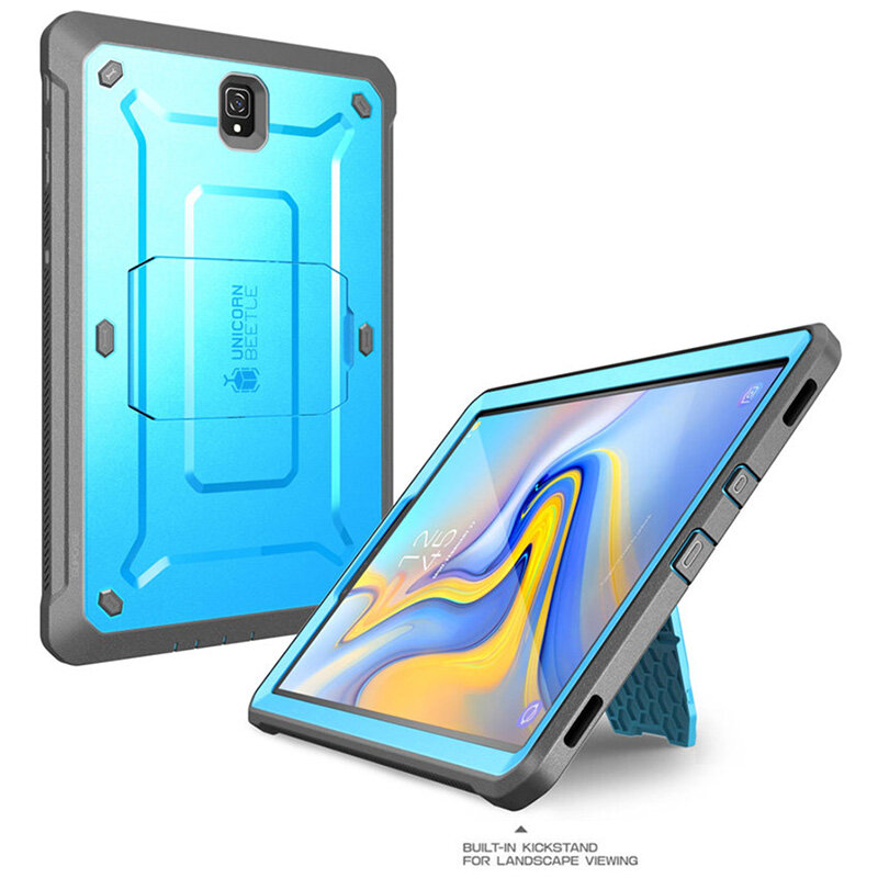 Coque intégrale pour Samsung Galaxy Tab S4, 10.5 pouces, UB Pro, robuste, avec protection d'écran intégrée et béquille, version 2018
