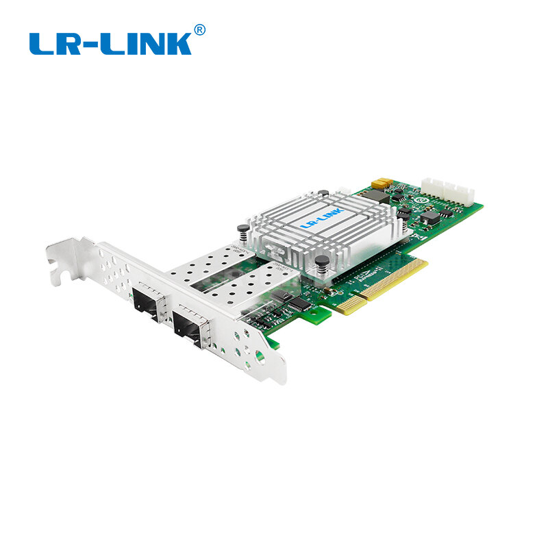 LR-LINK 1002pf-2sfp + 10gb adaptador de rede ethernet de fibra óptica porta dupla pci express lan placa de rede nic doméstico