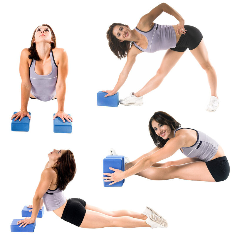 Gym Fitness EVAโยคะบล็อกโฟมที่มีสีสันโฟมบล็อกอิฐสำหรับCrossfitการออกกำลังกายการออกกำลังกายเพาะกายอุปก...