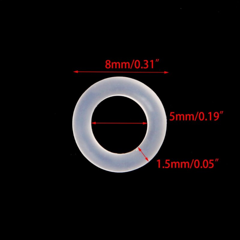 120Pcs Keycaps Rubber O-Ring Switch Dampeners For Cherry MX Keyboard