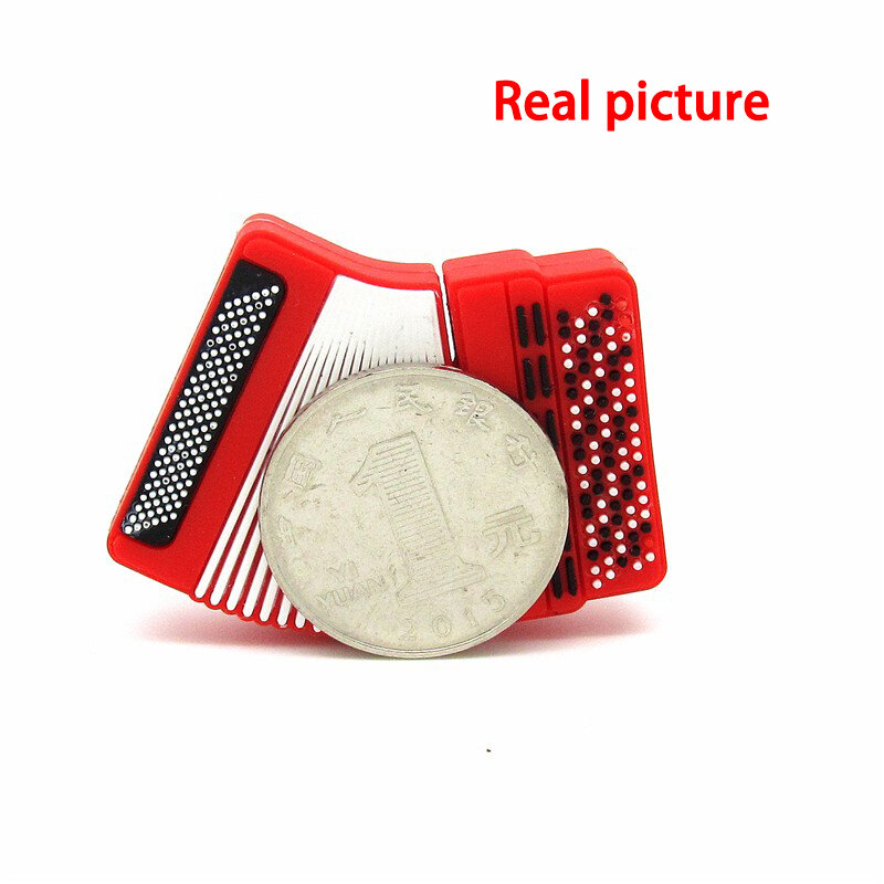 Clé usb en accordéon rouge, support à mémoire de 4GB 8GB 16GB 32GB, 100% capacité réelle, dessin animé
