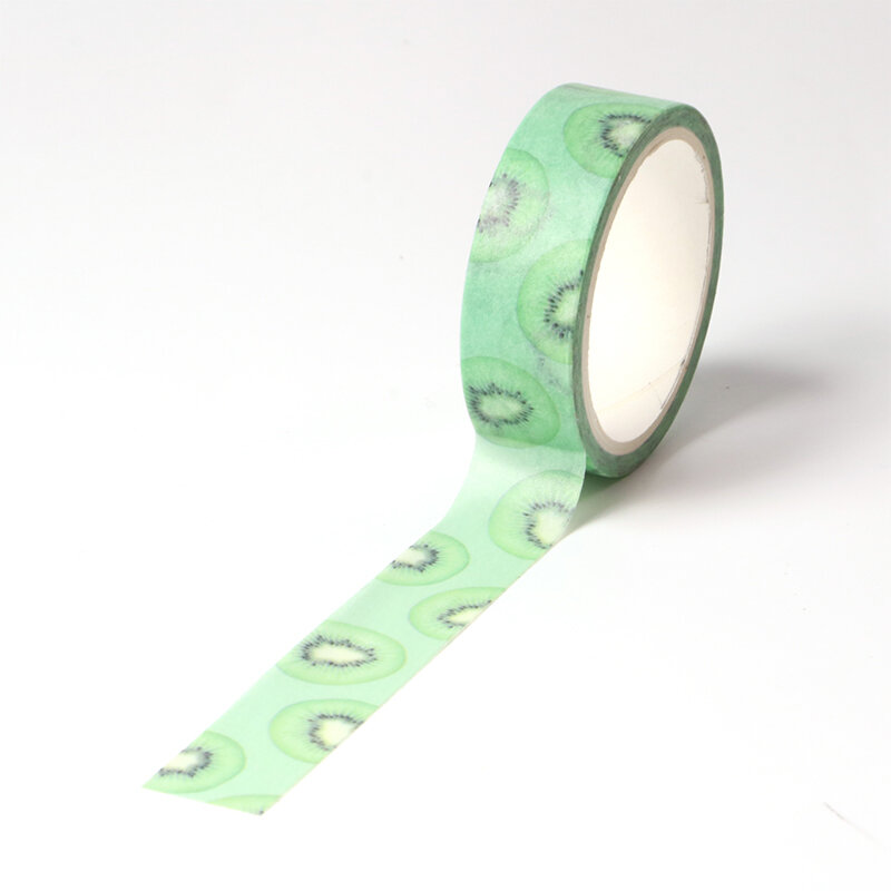 1PC Cute Kiwi Fruit Masking Washi Tape DIY Decorative Adhesive Tape For Diary Scrapbooking Decoration Office School Supplies