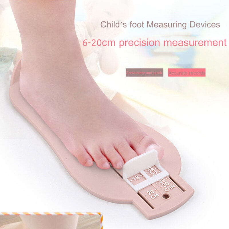 Elino Kaki Anak-anak Mengukur Penggaris Anak Gauge Bayi Anak Sepatu Ukuran Gauge Perangkat Ukur Penggaris untuk Kaki