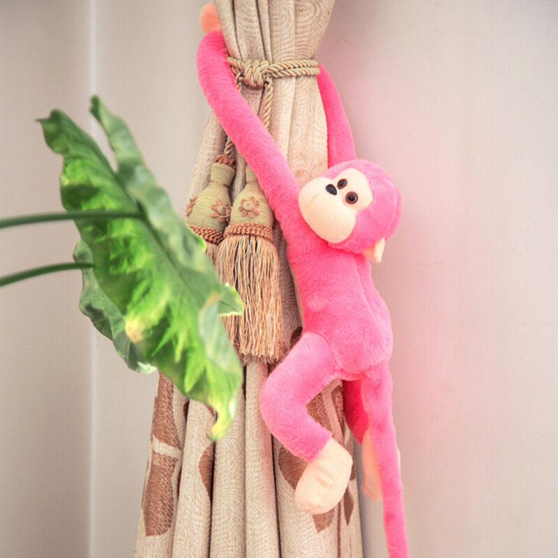 Brinquedo de pelúcia animal 60cm pendurado braço longo macaco bonito colorido bebê boneca crianças presente decoração para casa dropship