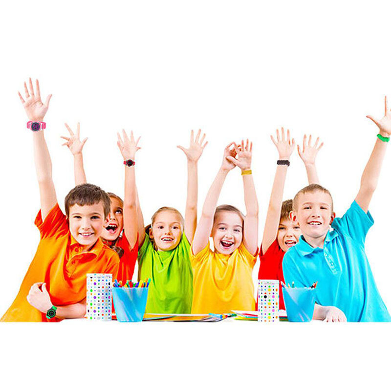 1 Pcs  Children Electronic Waterproof Watch Children's Student Sports Watch  Adjustable Electronic Luminous Watches