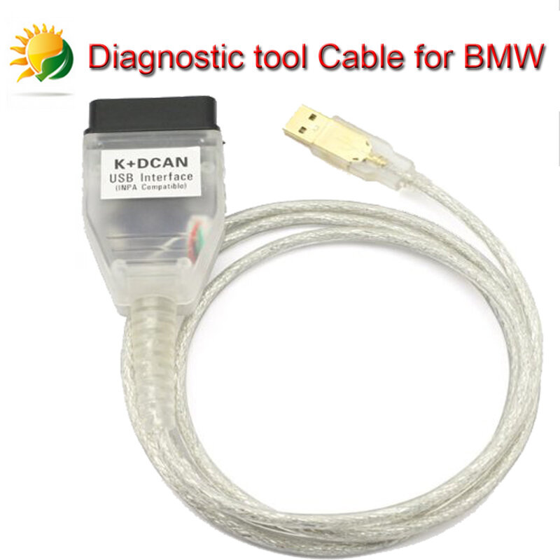 Câble pour outil de Diagnostic de voiture INPA K + CAN K + DCAN, Interface USB  OBD pour BMW E90 E91E92 R56 E87 E93 E70 E60 e61, livraison gratuite, offre  spéciale /