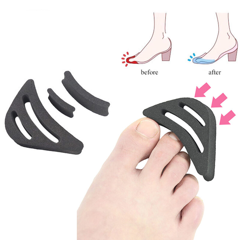 1 para moda Anti-Pain poduszka z gąbki wkładki do butów stóp przodostopia pół jardów ochraniacz do obcasów wkładki do butów gorąca sprzedaż