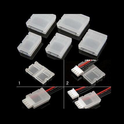 5pcs Model lithium battery balancing head protector AB buckle clip 2s 3s rc parts Plug Connector Protector