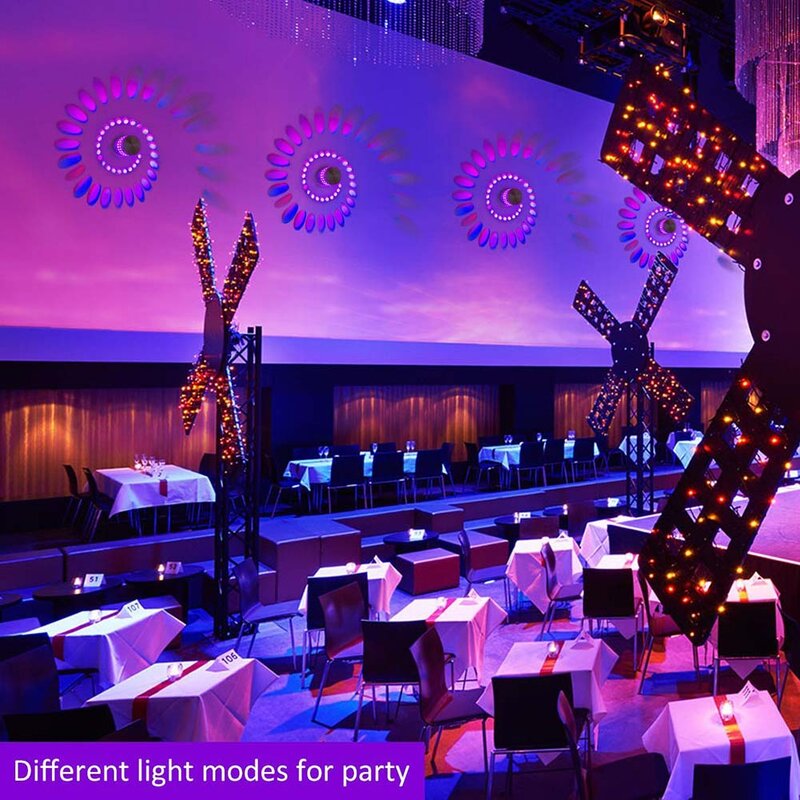 Applique murale LED en forme de spirale avec télécommande et un Bar, Luminaire Décoratif d'intérieur avec Éclairage Coloré, Idéal pour une Fête, une Entrée ou un KTV