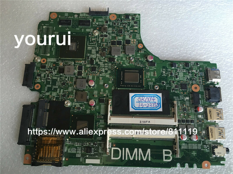 yourui FOR Dell Inspiron  2421 3421 For Motherboard CN-0THCP7 THCP7 12204-1 DNE40-CR 5J8Y4 With I3-2375M GT625M/1G