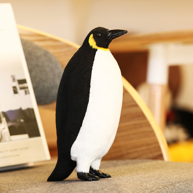 Mini jouets en peluche de pingouins mignons, 13CM 22CM, Simulation d'animaux réalistes, modèle cadeau d'anniversaire