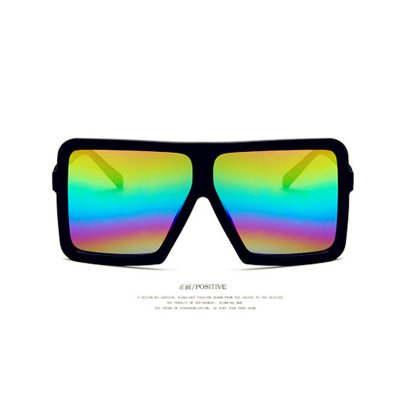 2020 крупные Квадратные Солнцезащитные очки женские роскошные брендовые Модные солнцезащитные очки с плоским верхом и цветными прозрачными ...