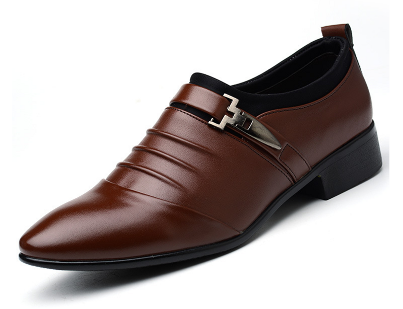 Zapatos formales de cuero hechos a mano para hombre, mocasines de vestir para oficina, negocios y boda, zapatos de vestir, calzado masculino en punta