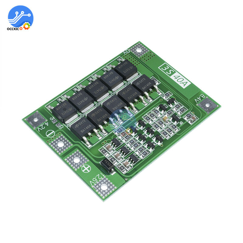 BMS 4S 40A Lithium Battery Protection Board with Balance Enhance version 18650 lithium Battery Charger PCB BMS protection board