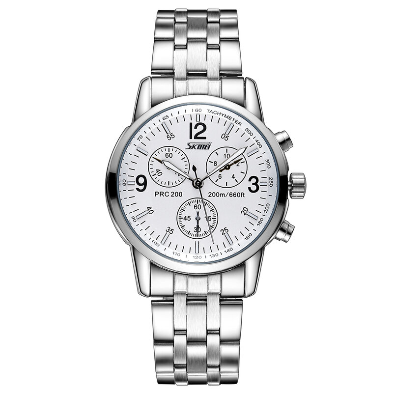 ¡Novedad de 2019! reloj deportivo de marca a la moda de acero inoxidable para hombre, reloj informal de cuarzo resistente al agua, reloj Masculino