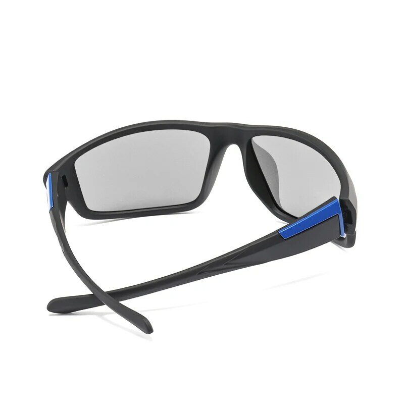 Longkeeper Marke Männer Photochrome Sonnenbrille Polarisierte Frauen Fahren Gläser Retro Quadrat Sonnenbrille UV400 Goggles Oculos de sol