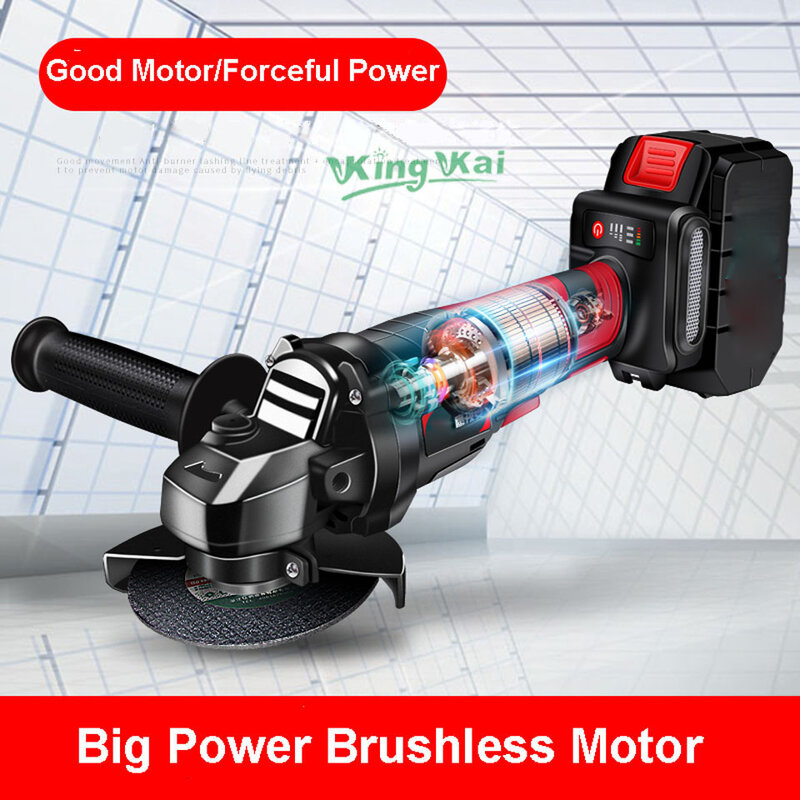 D 10000r/min Brushless Long Duration Cordless Hilti Electric Power Tools Samsung Battery Polish Sand Cutting Angle Grinder
