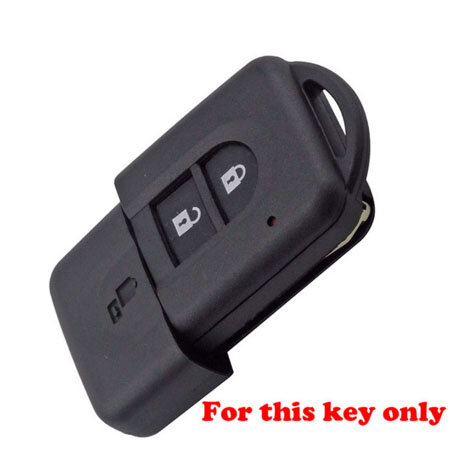 Silicone rubber car key case cover  For Nissan Duke MICRA QASHQAI JUKE X-Trail NAVARA 3 button remote key Protector shell