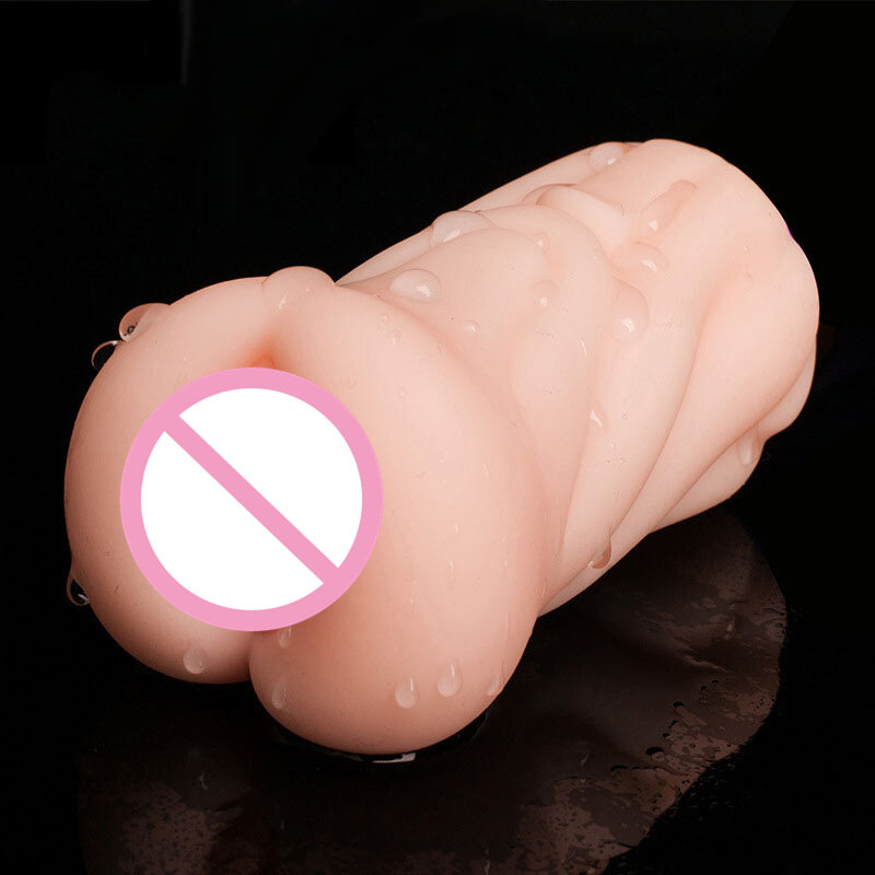 4D Realistic Deep Throat Male Masturbator Silicone Sex Toys for Men Artificial Vagina Mouth Anal Erotic Oral Sex