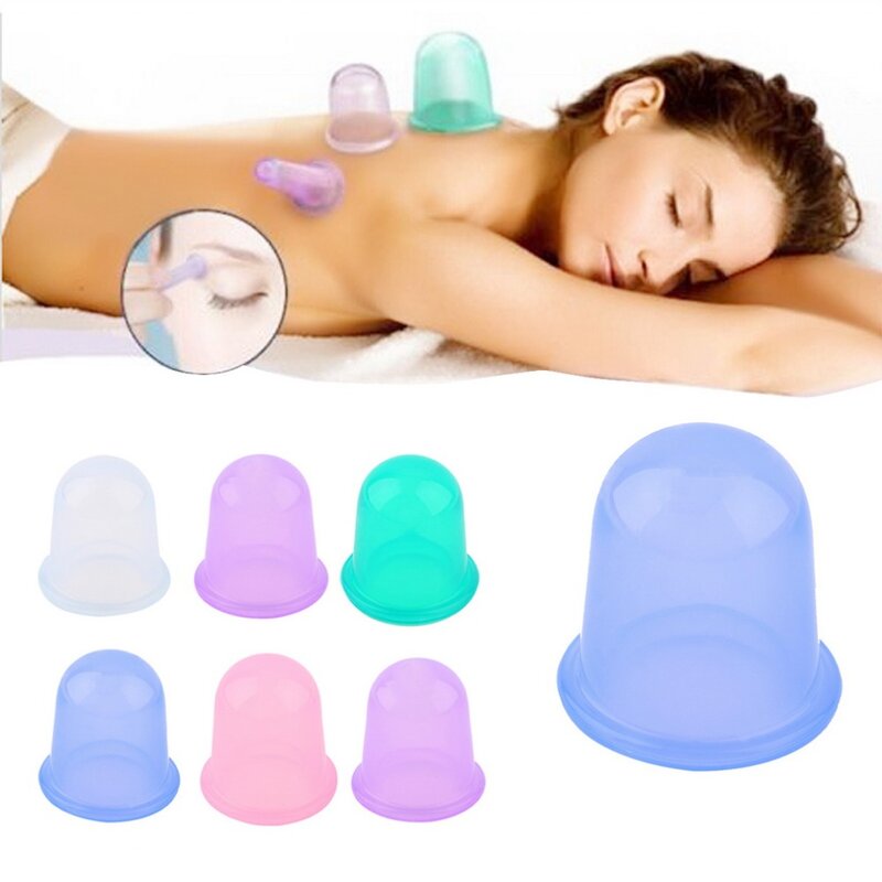 1pc Family Body Massage Helper Anti Cellulite Vacuum Silicone Cupping Cups Brand New and High Quality Health Cupping therapy