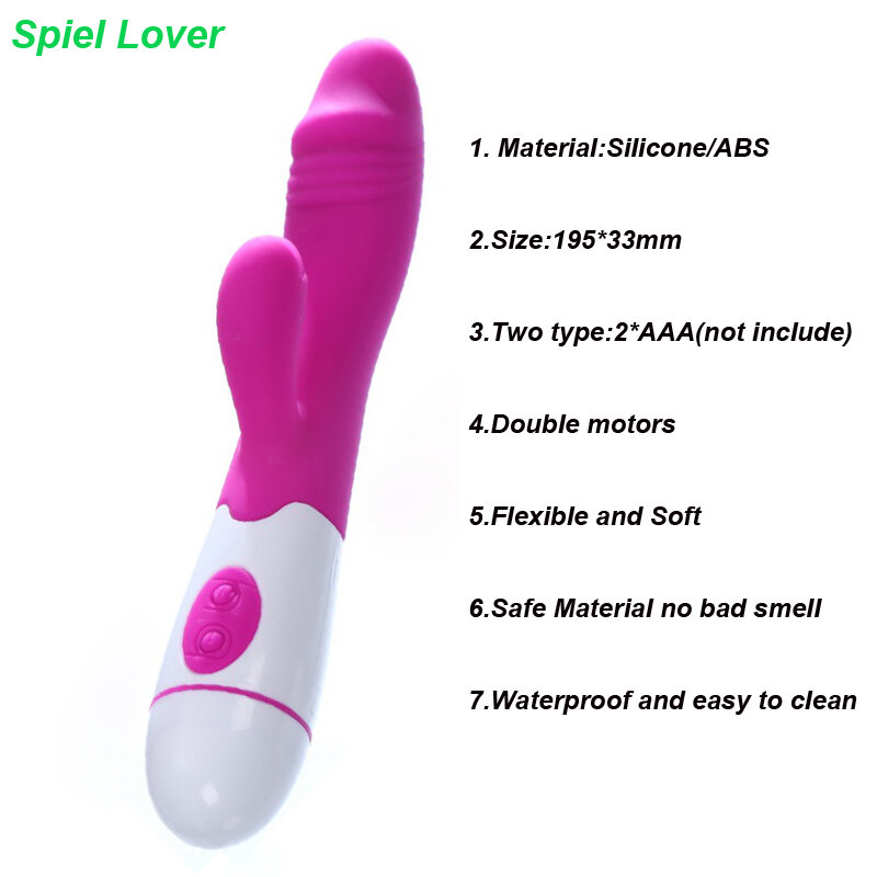 30 Speeds G spot Dildo Vibrator Sex Toys for woman Clitoral Stimulator Rabbit Vibrators for Women gay vagina massage adult toys