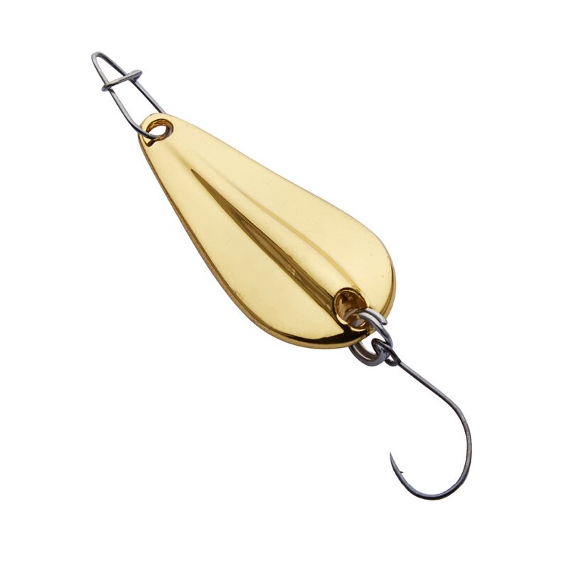 YAPADA – leurre de pêche en alliage de Zinc, cuillère en métal multicolore, crochet unique, 021, perles, 2,5g – 3.5g
