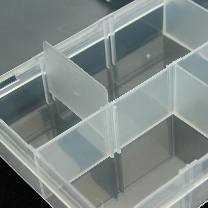 XINYAO-caja de plástico ajustable para joyería, estuche de almacenamiento, organizador de joyería artesanal, cuentas, fabricación de joyas, F2426B