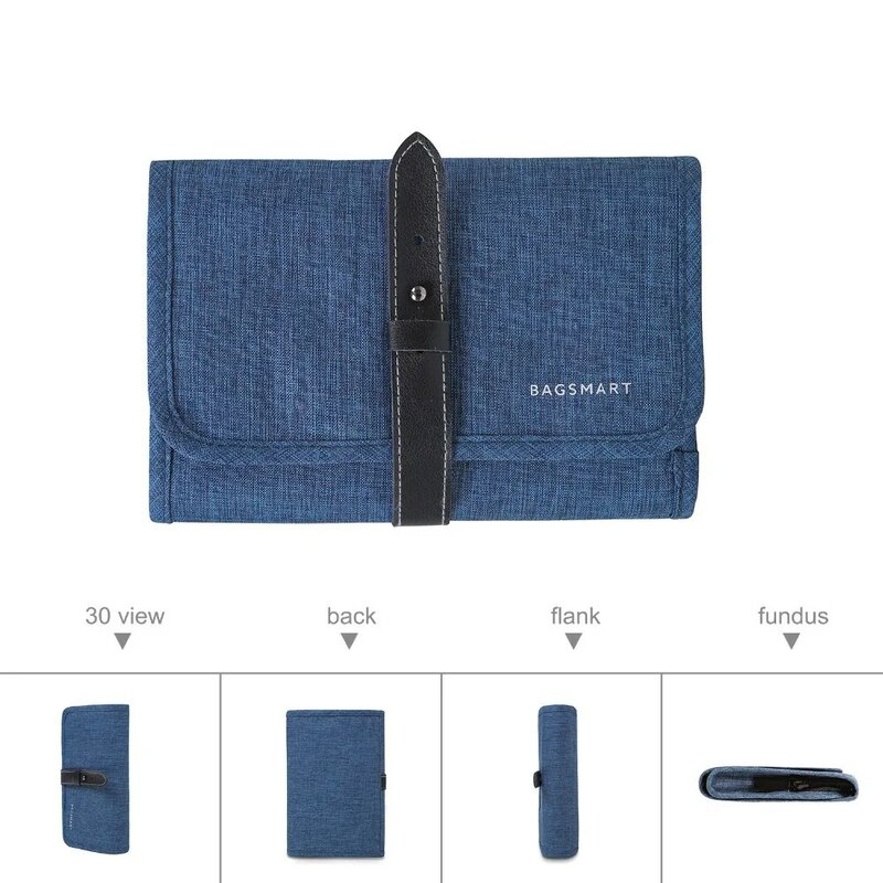 Bagsmart-여행용 가제트 정리 가방, 전자 제품 액세서리, 충전기 파우치, USB 케이블, SD 이어폰