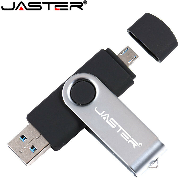 JASTER-USB 2.0 스마트 폰 안드로이드 OTG USB 플래시 드라이브 펜 드라이브, 안드로이드/PC 메모리 스틱 4GB 8GB 16GB 32GB 64GB 128GB