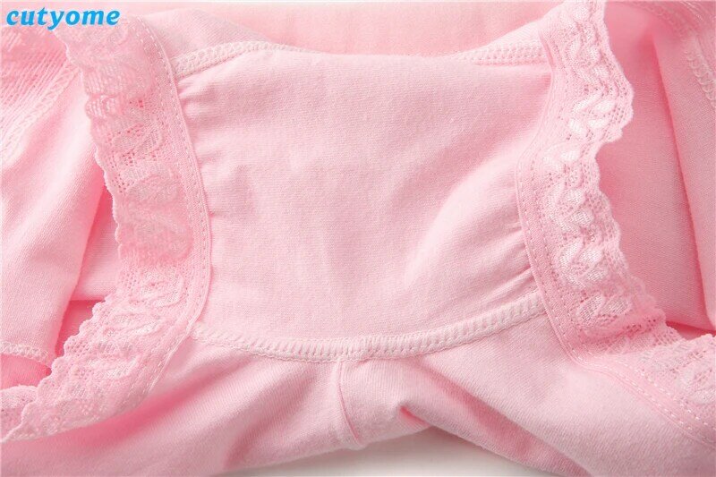 Cutyome 2-15 Tahun Bayi Gadis Solid Pakaian Dalam 100% Kapas Renda Safety Boutique Underpanties * Anak-anak 2019 Hot Anak-anak celana Celana Pendek