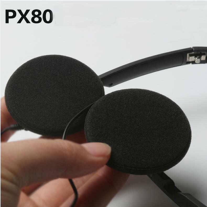 Almohadillas de espuma para auriculares, almohadillas gruesas de esponja para los oídos de 5cm, PC130, PC131, PX80, PX100, H500, 2 unids/par