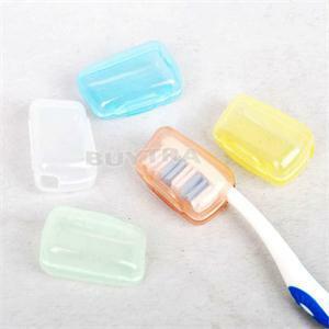 Escova de dentes portátil para viagem 5 peças, cabeça escova de dentes caixa protetora saúde escovas de dentes protetor
