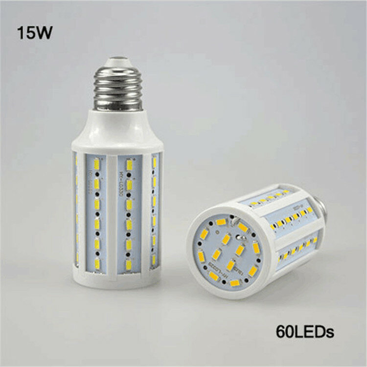 لمبة إضاءة LED بيضاء ، E27 B22 E14 ، 10W/12W/15W/25W/30W/40W/50W ، 5730 SMD ، 110V/ 220V AC/مصباح أبيض دافئ