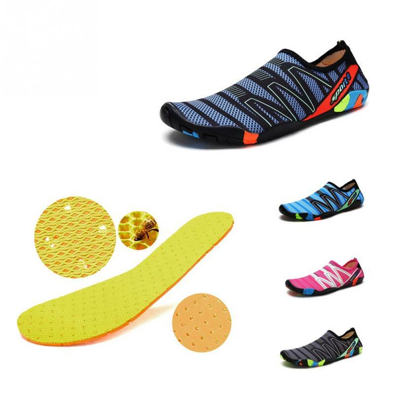 Tênis leve esportivos para mulheres e homens, sapatos de natação para esportes aquáticos praia surfe chinelos