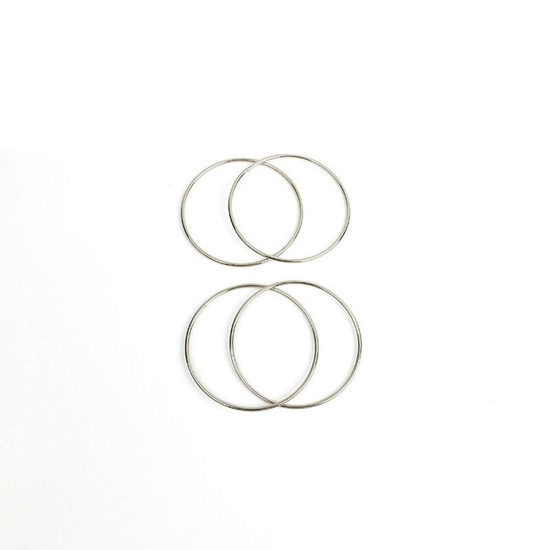 RCtown 4 sztuk chiński pierścienie łączące magiczna zabawka metalowe pierścionki cztery szeregowe pierścienie ulicy pokaz magii klasyczny