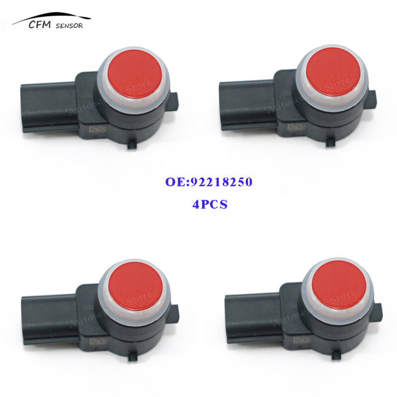 4 pz 92218250 Nuovo di Zecca PDC Sensore di Parcheggio Paraurti Reverse Assist Per GM 0263003976