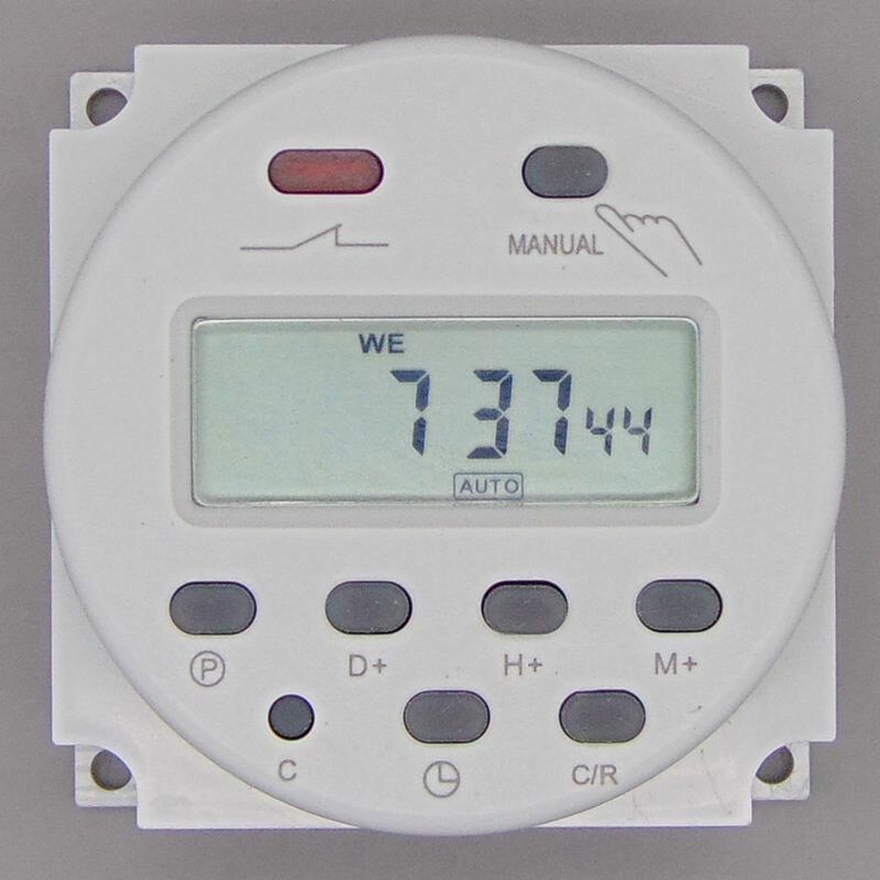 OKtimer-Temporizador Digital de energía CN101A, interruptor de tiempo programable, relé, 16A, 220V, 230V, 240V, LCD