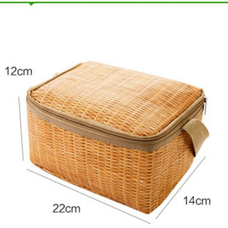 新ポータブル絶縁熱クーラーランチボックスキャリーピクニックケース収納袋コンテナ食品ピクニックランチバッグ