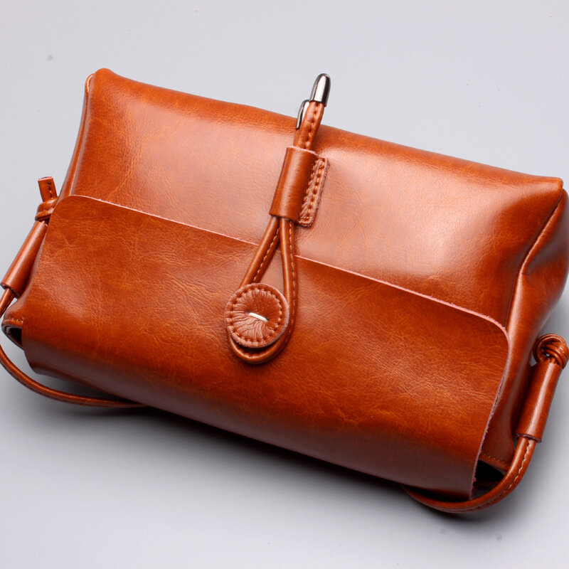 Messgeger – sac à main à rabat en cuir véritable pour femme, sac à bandoulière de bonne qualité, style vintage, offre spéciale, 2016, 100%